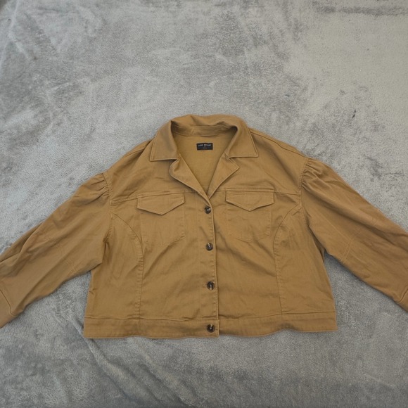 Lane Bryant NWT Women's‎ Jacket Size 22 Camel Color Button Front - Picture 1 of 10